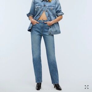 NWT Madewell 90s straight jeans W26